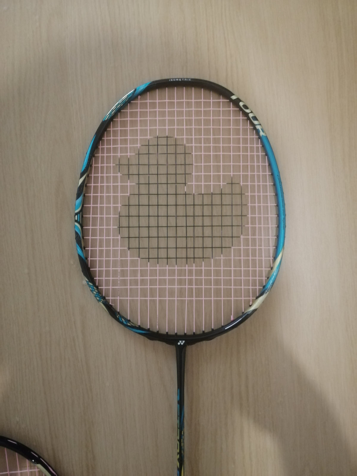 Duck badminton stencil