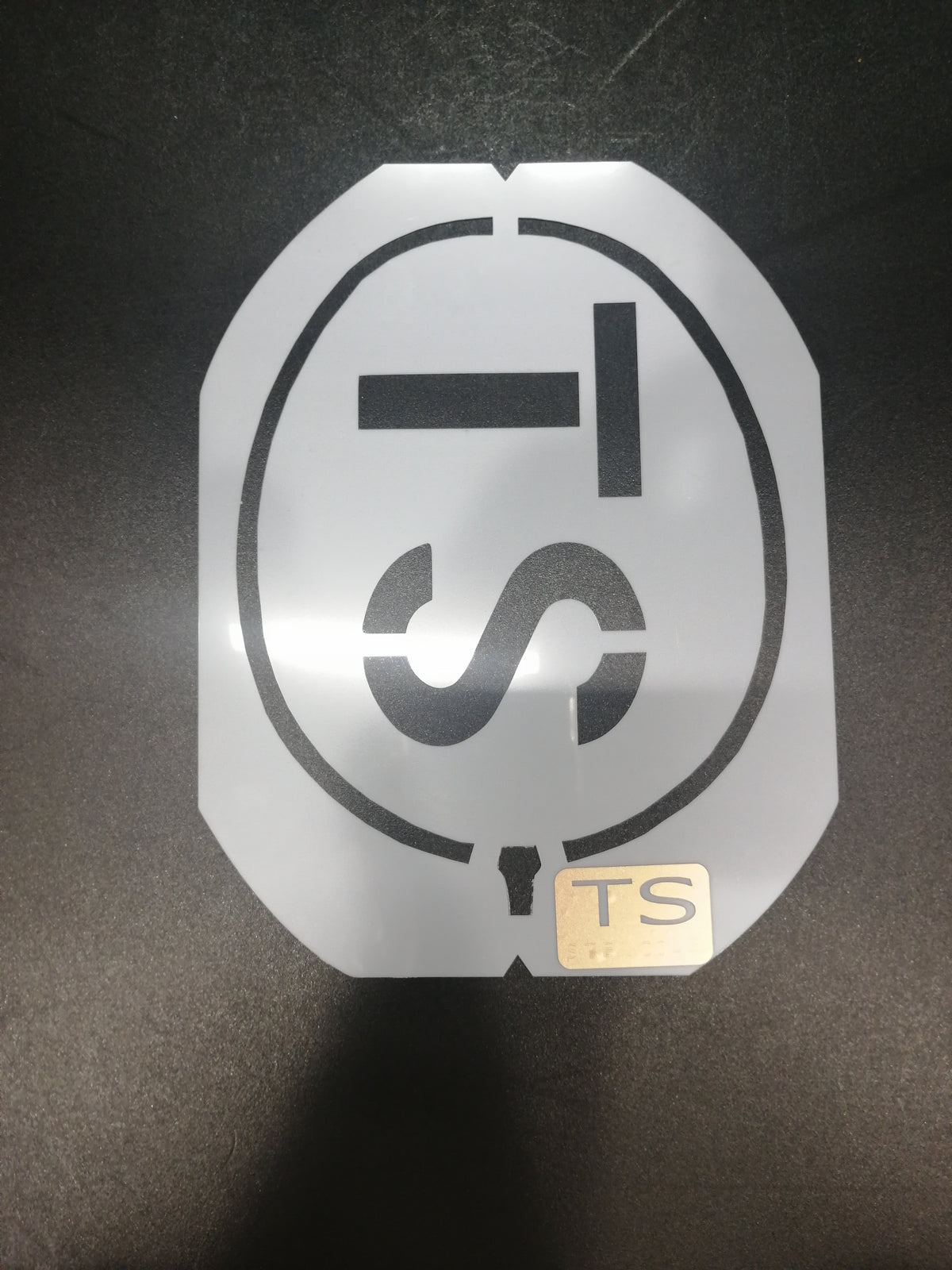 Racketception badminton stencil